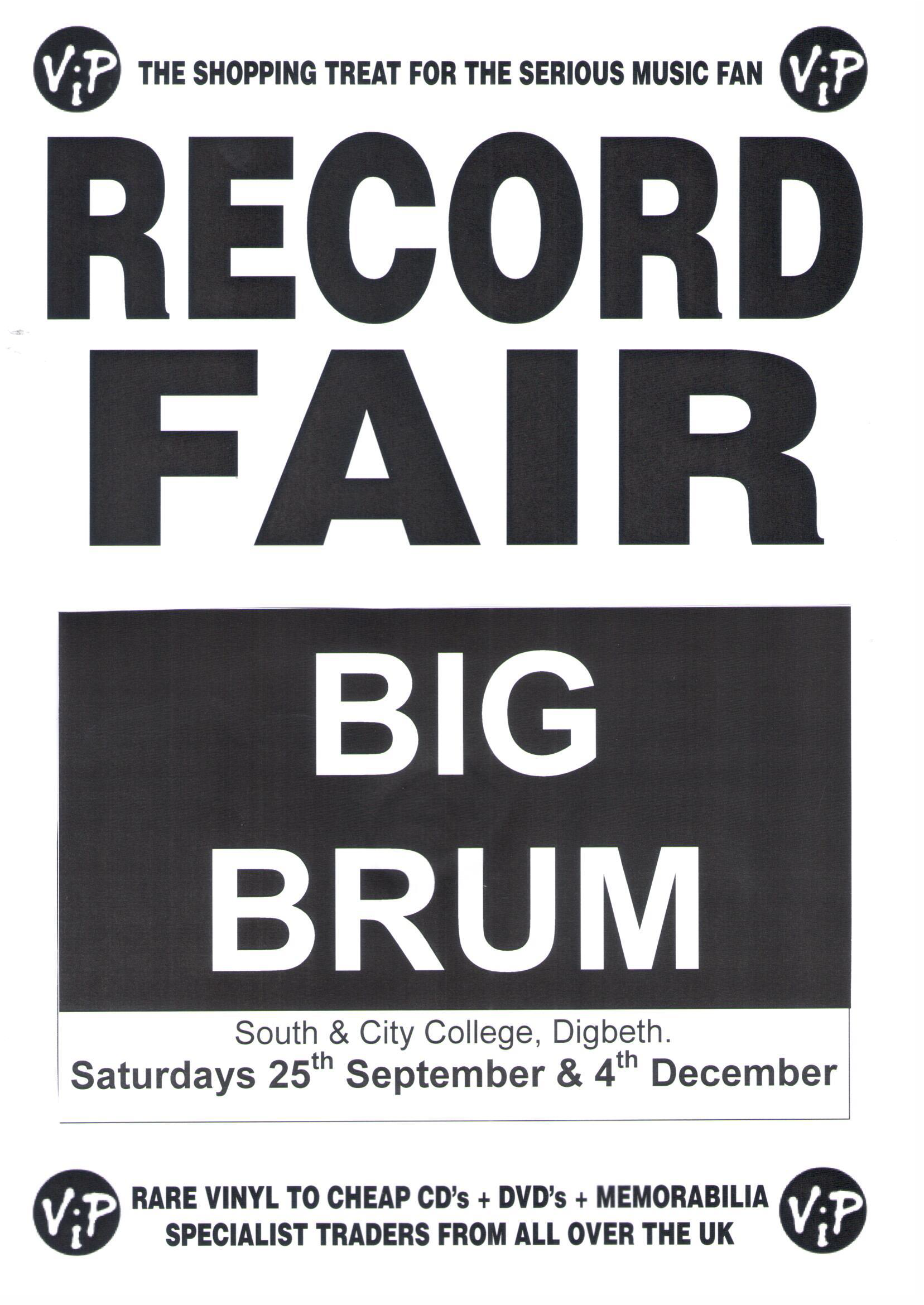 VIP Record Fair